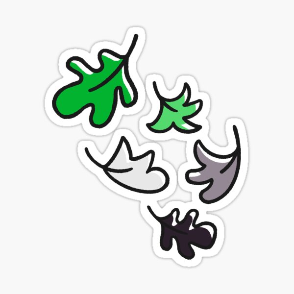 Heartstopper Leaves Aromantic Pride Sticker