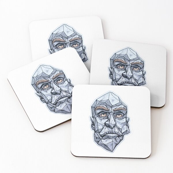 Item preview, Old mans face carved on stone designed and sold by abmkf.