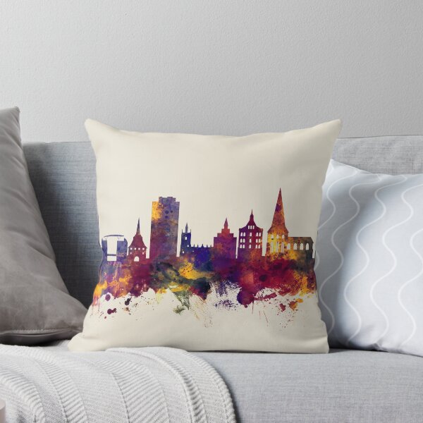 Item preview, Rostock Germany Skyline designed and sold by ArtPrints.