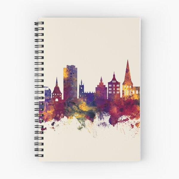 Item preview, Rostock Germany Skyline designed and sold by ArtPrints.
