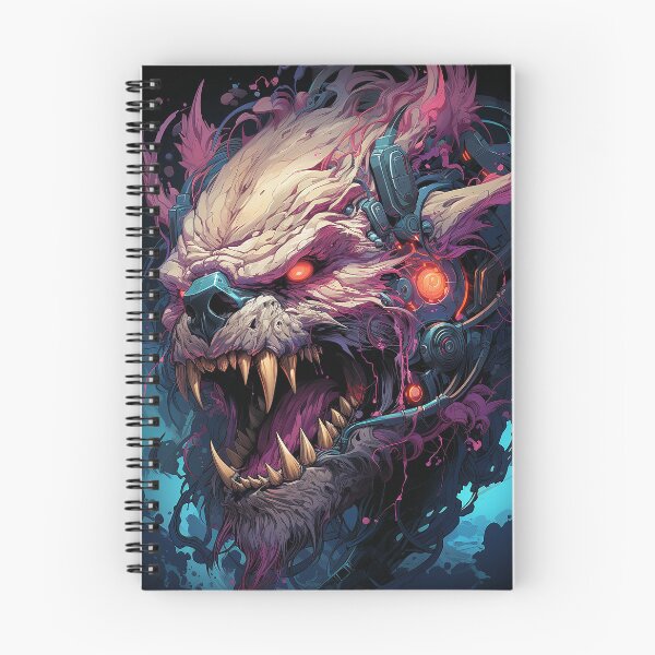 Item preview, Circuitry and Carnage: The Cyberwolf designed and sold by FuroAI.