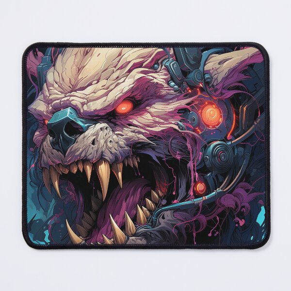 Item preview, Circuitry and Carnage: The Cyberwolf designed and sold by FuroAI.