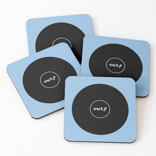 Item preview, Vulf Records Vinyl Record Cover designed and sold by khokokatart.