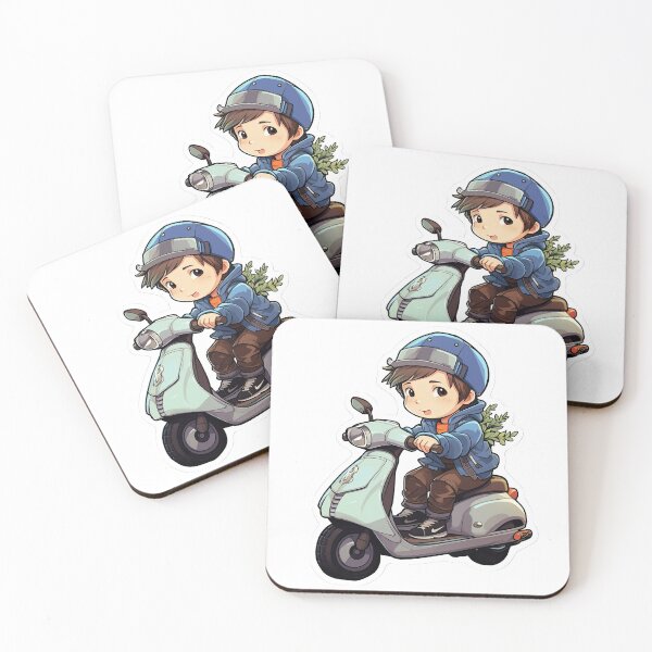 Item preview, Boy on scooter designed and sold by abmkf.