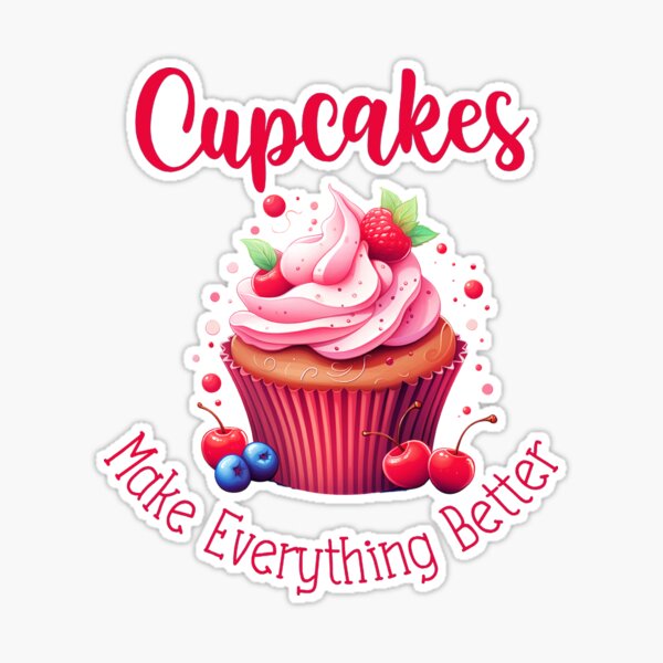 Cupcake Sticker — Vintage Soul