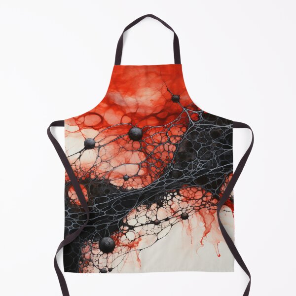 Item preview, Bordeaux Dreams: Red and Black Abstract Reverie print Celestial Zinfandel Symphony designed and sold by ScarsAndShadows.