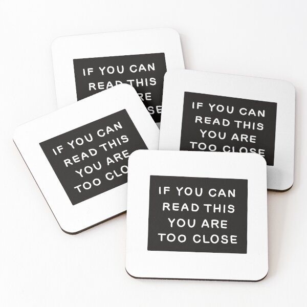 Item preview, If You Can Read This You Are Too Close designed and sold by sleepycharis.