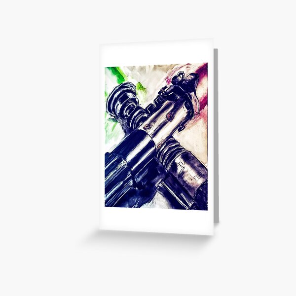 Battle of the fates. Greeting Card