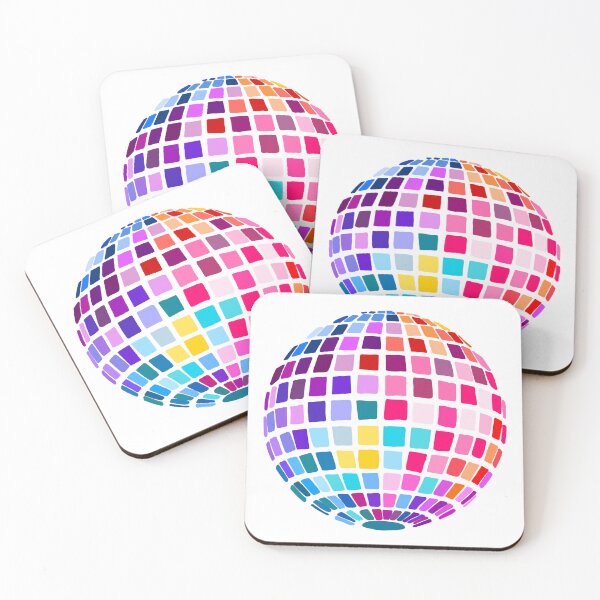 Item preview, colorful disco ball designed and sold by worksofrylee.