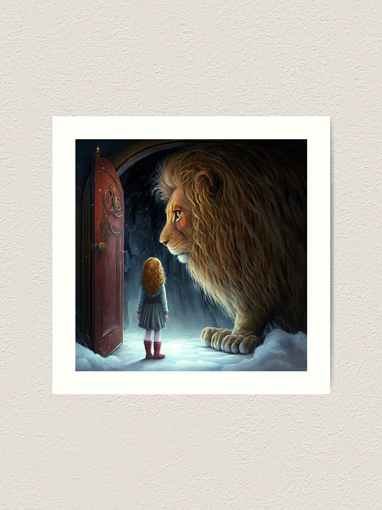 Narnia Aslan Printable Art C.S Lewis Lion Digital Print Art 