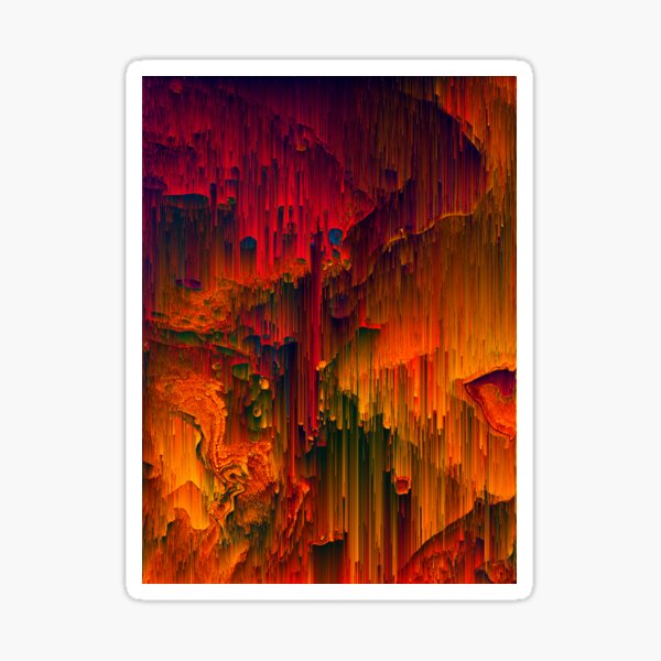 Toxic Rain - A Pixel Art Piece Sticker