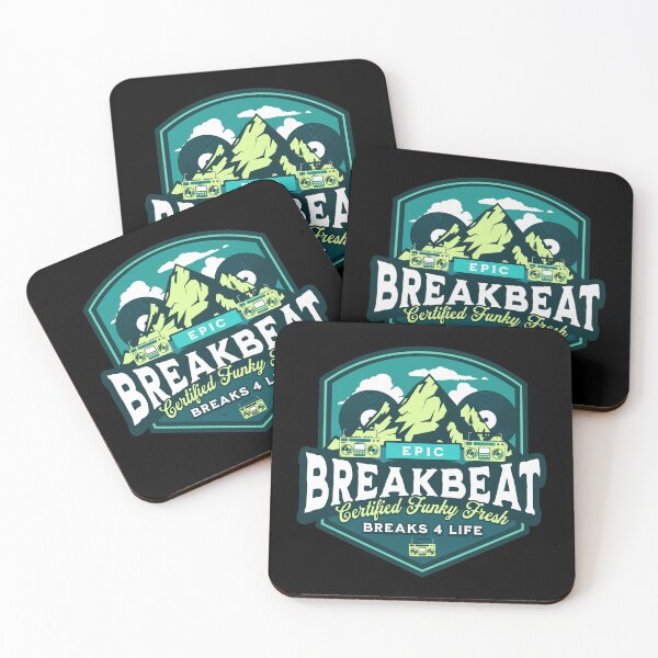 Item preview, BREAKBEAT  - Epic Funky Fresh Mountain (blue/green)  designed and sold by Discothreadz.