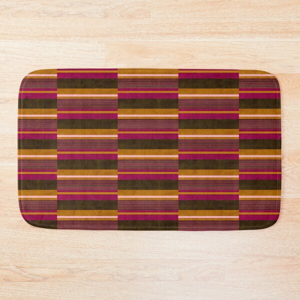 Item preview, Staggered Stripe - Magenta & Orange  designed and sold by Sarah Thorpe Designs .