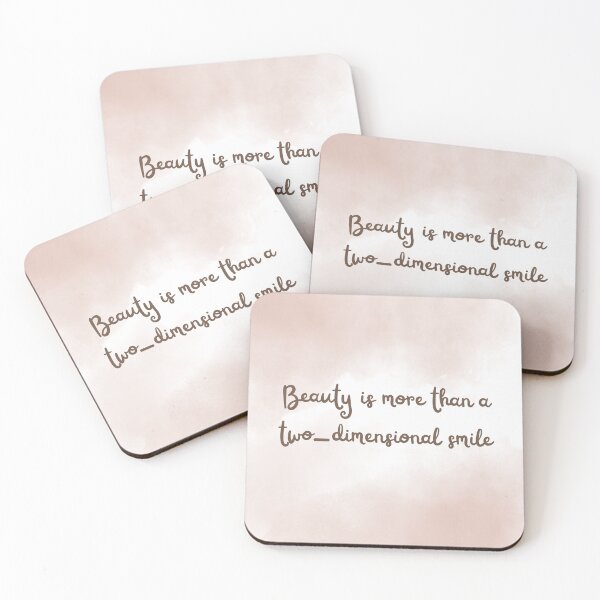 Item preview, Beauty is more than a two-dimensional smile. designed and sold by diahsariw.