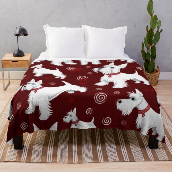 Item preview, White Scottish Terrier Dogs designed and sold by purplesensation.
