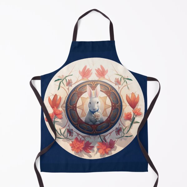 Item preview, White Rabbit Floral Mandala designed and sold by Liljinkzy.