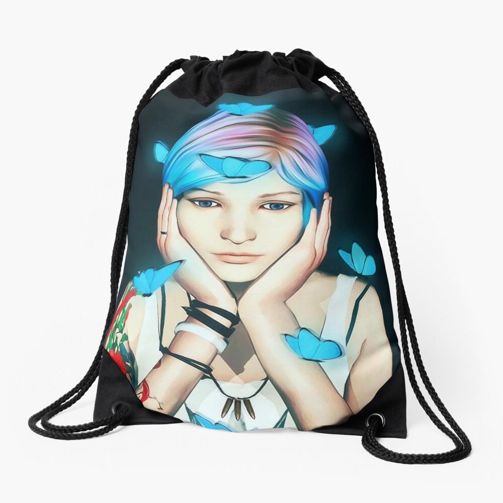 Chloe Price Butterflies Life Is Strange Drawstring Bag For Sale