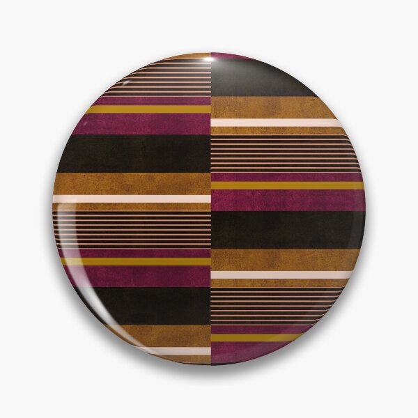 Item preview, Staggered Stripe - Plum & Ochre  designed and sold by Sarah Thorpe Designs .