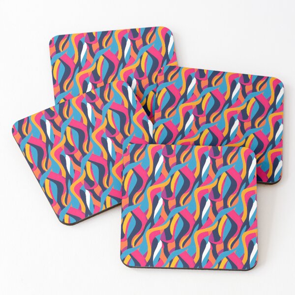 Item preview, Colourful Abstract Wavy Stripe Pattern #1 designed and sold by ARTficiallyAnon.