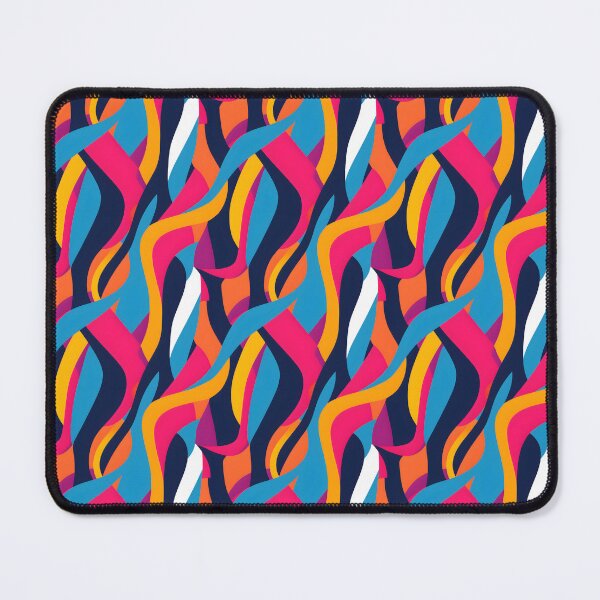 Item preview, Colourful Abstract Wavy Stripe Pattern #1 designed and sold by ARTficiallyAnon.