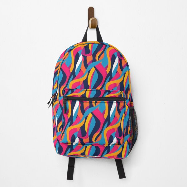 Item preview, Colourful Abstract Wavy Stripe Pattern #1 designed and sold by ARTficiallyAnon.
