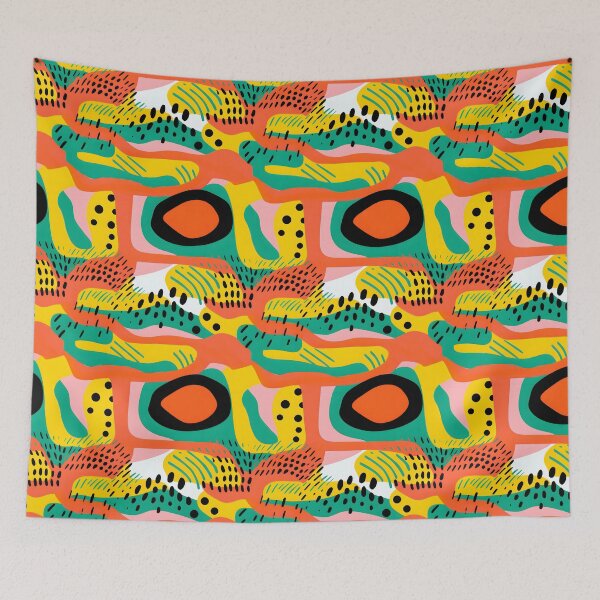 Item preview, Colourful Abstract Wavy Stripe Pattern #2 designed and sold by ARTficiallyAnon.