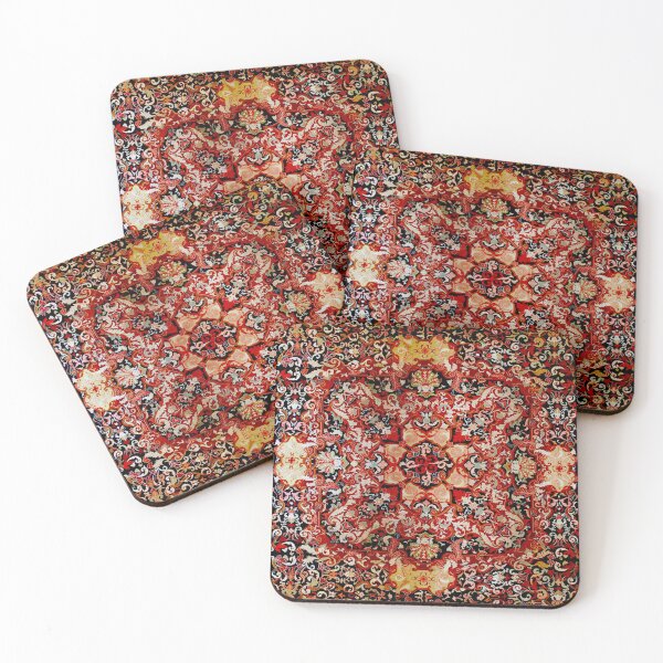 Item preview, French Aubusson Savonnerie Floral Pattern  designed and sold by Vicky Brago-Mitchell®.