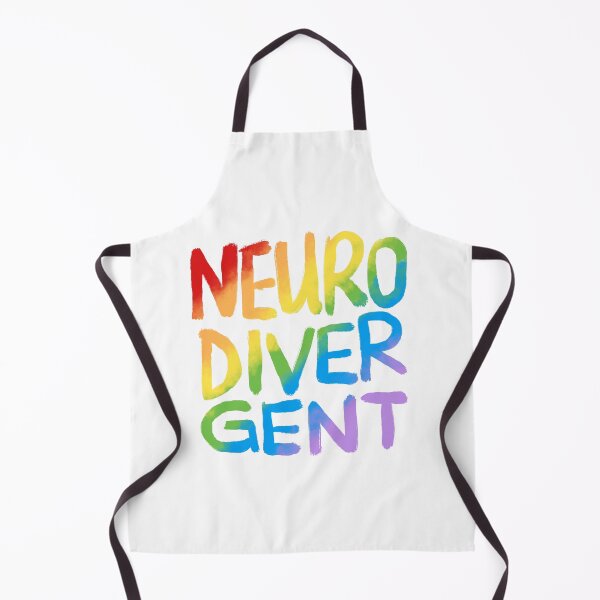Item preview, Neurodivergent (Rainbow Text) designed and sold by JillPillDesign.