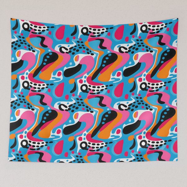 Item preview, Colourful Abstract Wavy Stripe Pattern #3 designed and sold by ARTficiallyAnon.
