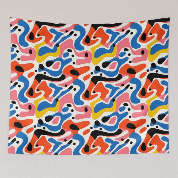 Item preview, Colourful Abstract Wavy Stripe Pattern #4 designed and sold by ARTficiallyAnon.