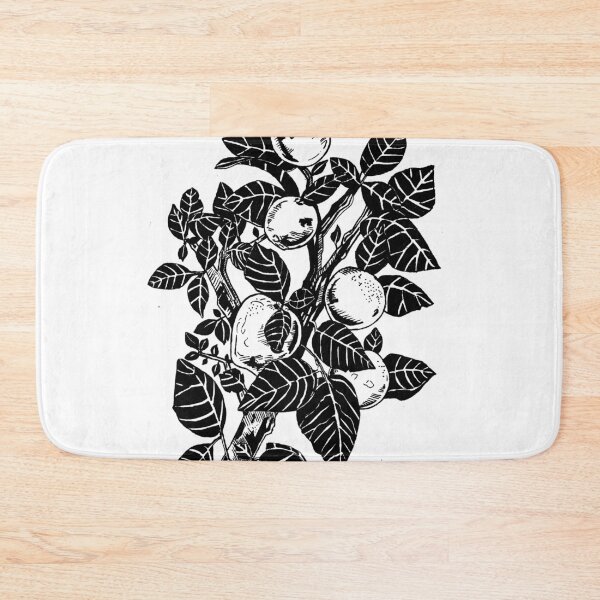 Item preview, Autumn Apples in Black and White designed and sold by eecookart.