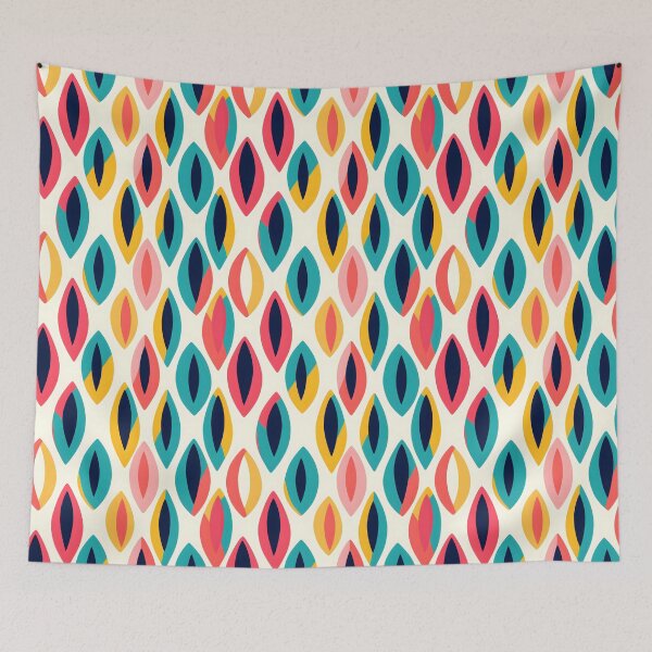 Item preview, Colourful Abstract Wavy Stripe Pattern #5 designed and sold by ARTficiallyAnon.