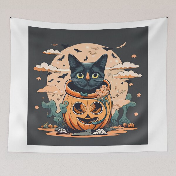 Item preview, cat or treat designed and sold by SabyDigitalArt.