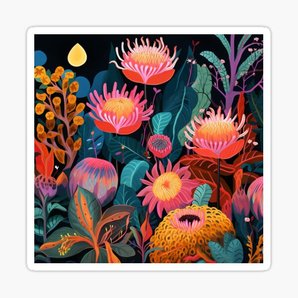Floral # 2 Sticker