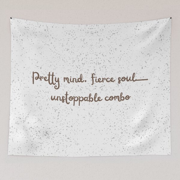 Item preview, Pretty mind. Fierce soul-unstoppable combo designed and sold by diahsariw.