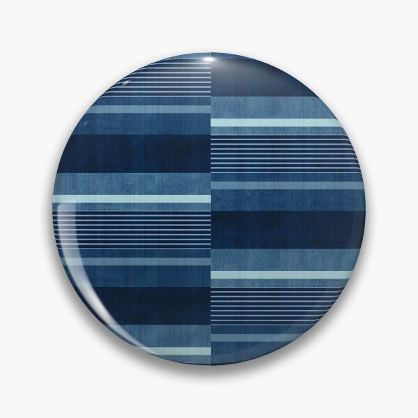 Item preview, Staggered Stripes - Denim Blue designed and sold by Sarah Thorpe Designs .