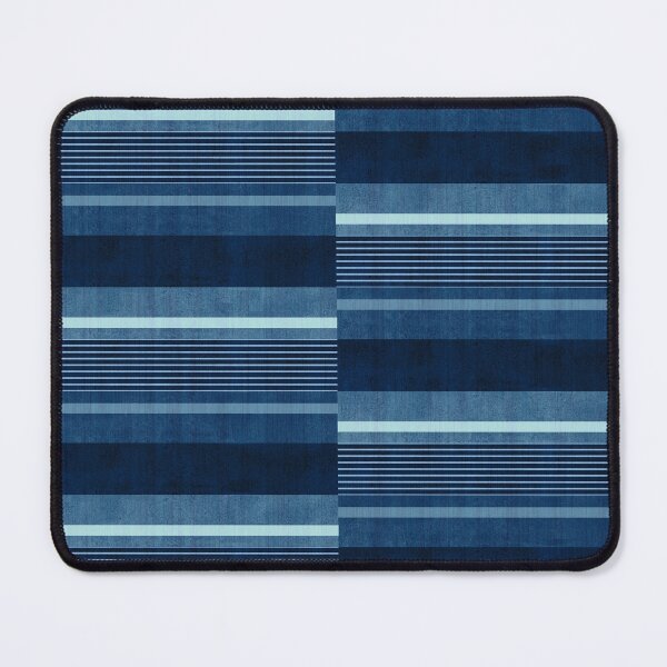 Item preview, Staggered Stripes - Denim Blue designed and sold by Sarah Thorpe Designs .