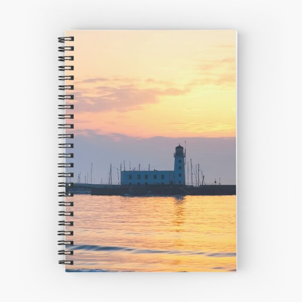 Item preview, Scarborough Lighthouse at Sunrise designed and sold by Alisonchambers2.
