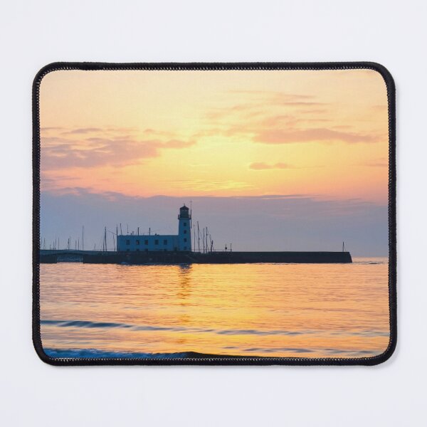 Item preview, Scarborough Lighthouse at Sunrise designed and sold by Alisonchambers2.