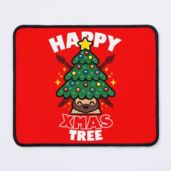 Item preview, Cute Kawaii Retro Vintage Happy Christmas Tree designed and sold by BoggsNicolasArt.