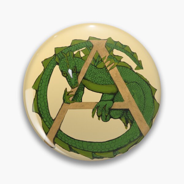 Item preview, Green Dragon Letter A 2023 designed and sold by Donnahuntriss.