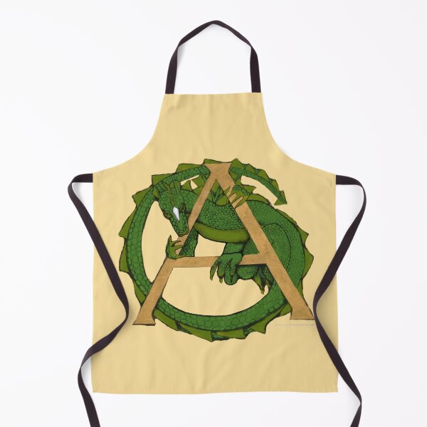 Item preview, Green Dragon Letter A 2023 designed and sold by Donnahuntriss.