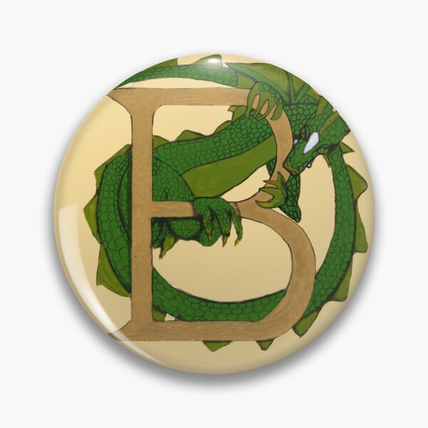 Item preview, Green Dragon Letter B 2023 designed and sold by Donnahuntriss.