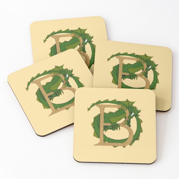 Item preview, Green Dragon Letter B 2023 designed and sold by Donnahuntriss.