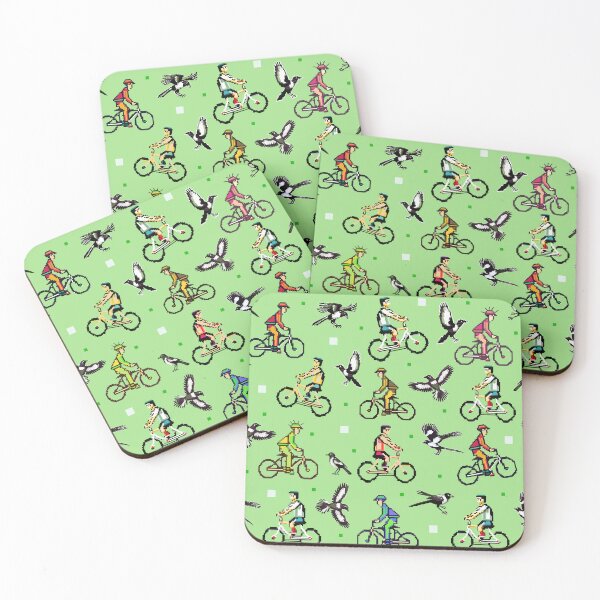 Item preview, Magpie Mayhem Green  designed and sold by Veata.