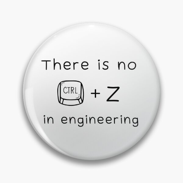Item preview, There is no Ctrl + Z in engineering designed and sold by Custom-Print.