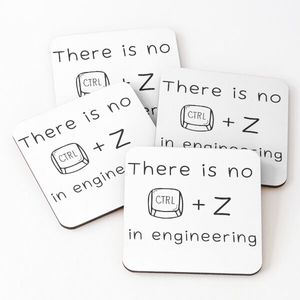 Item preview, There is no Ctrl + Z in engineering designed and sold by Custom-Print.