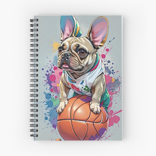Item preview, vibrant artwork depicting a hooded French Bulldog. designed and sold by Best-Art-32.
