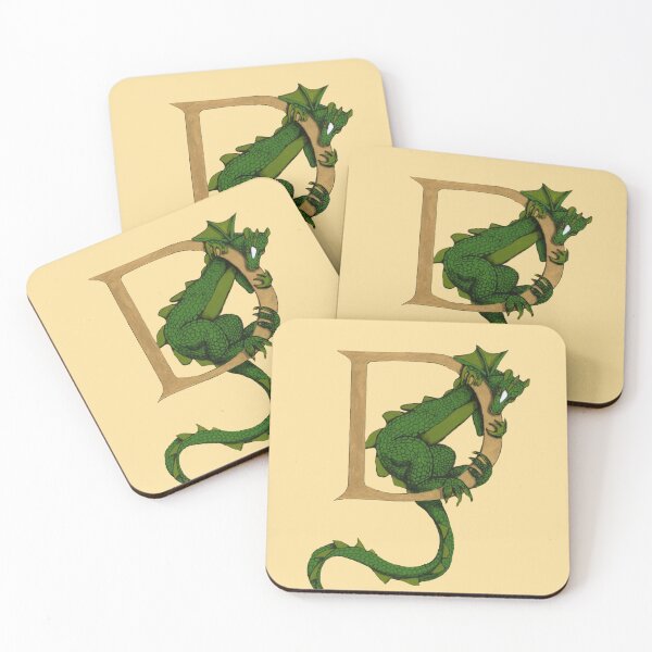 Item preview, Green Dragon Letter D 2023 designed and sold by Donnahuntriss.