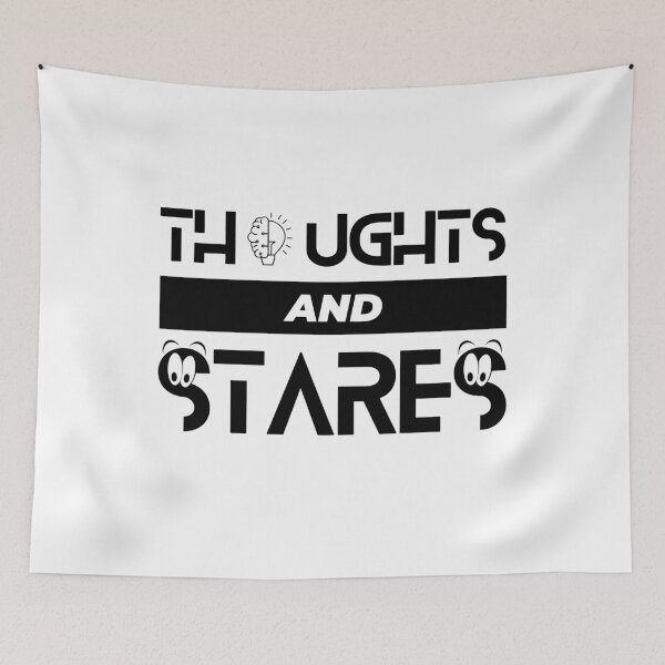 Item preview, thoughts and stares funny  designed and sold by ArtisticAblaze.